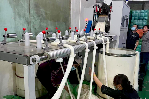 GYLD600A羊毛拉斷機(jī)用戶現(xiàn)場